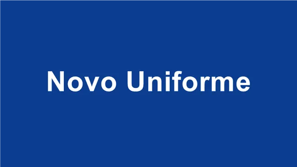 Novo uniforme para a temporada 2026