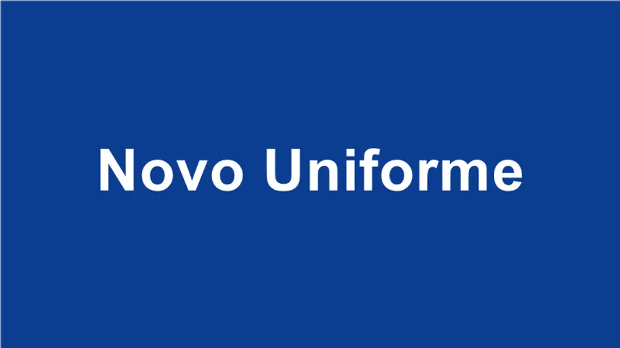 Novo uniforme para a temporada 2026